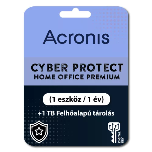 Acronis Cyber Protect Home Office Premium (1 urządzenie / 1 rok) + 1 TB Magazyn w chmurze