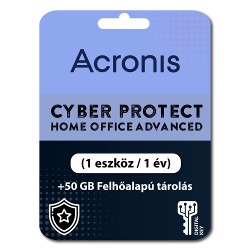 Acronis Cyber Protect Home Office Advanced (1 urządzenie / 1 rok) + 50 GB Magazyn w chmurze