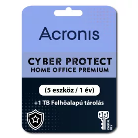   Acronis Cyber Protect Home Office Premium (5 urządzeń / 1 rok) + 1 TB Magazyn w chmurze