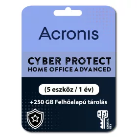   Acronis Cyber Protect Home Office Advanced (5 urządzeń / 1 rok) + 250 GB Magazyn w chmurze