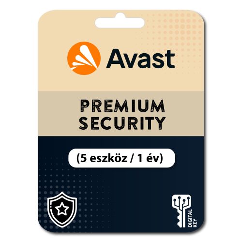 Avast Premium Security (5 urządzeń / 1 rok)