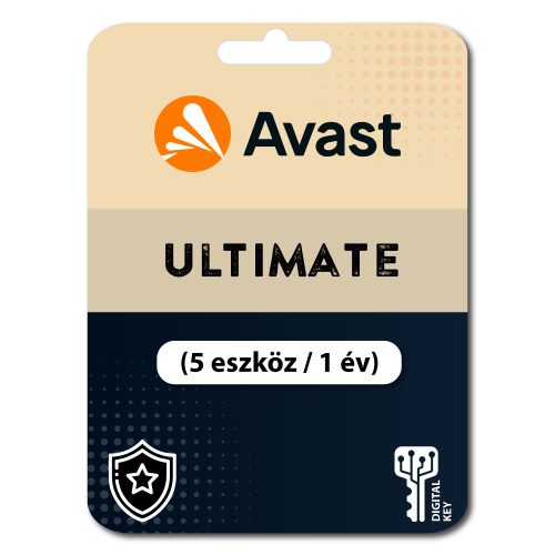 Avast Ultimate (5 urządzeń / 1 rok)