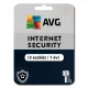 AVG Internet Security (3 urządzeń / 1 rok)