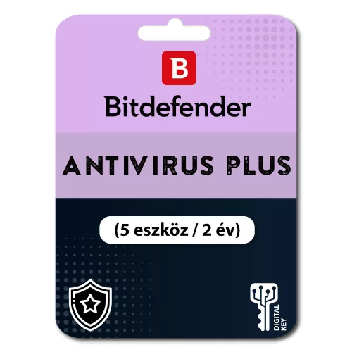 Bitdefender Antivirus Plus (EU) (5 urządzeń / 2 lata)