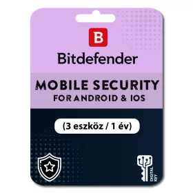   Bitdefender Mobile Security for Androis & IOS  (3 urządzeń / 1 rok)