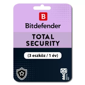 Bitdefender Total Security (EU) (3 urządzeń / 1 rok)