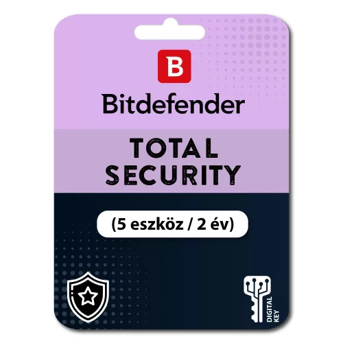 Bitdefender Total Security (EU) (5 urządzeń / 2 lata)