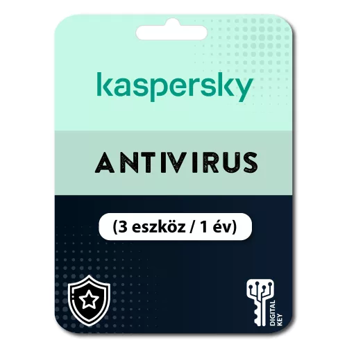 Kaspersky Antivirus (EU) (3 urządzeń / 1 rok)