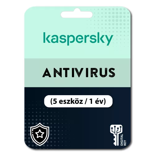 Kaspersky Antivirus (EU) (5 urządzeń / 1 rok)
