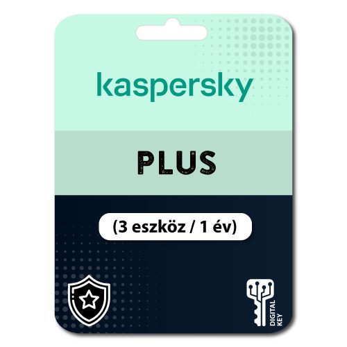 Kaspersky Plus (3 urządzeń/ 1 rok)