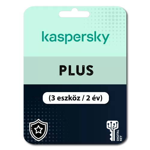 Kaspersky Plus (EU) (3 urządzeń / 2 lata)