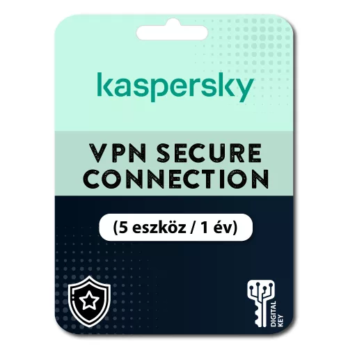 Kaspersky VPN Secure Connection (5 urządzeń / 1 rok)