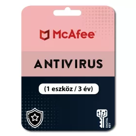 McAfee AntiVirus (1 urządzenie / 3 lata)