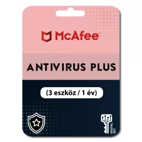 McAfee AntiVirus Plus (3 urządzeń / 1 rok)