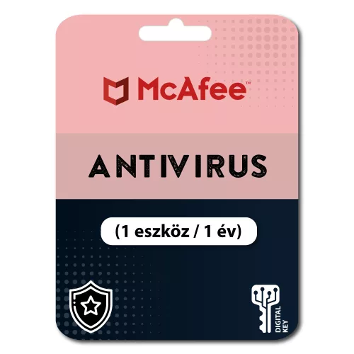 McAfee Antivirus (1 urządzenie / 1 rok)
