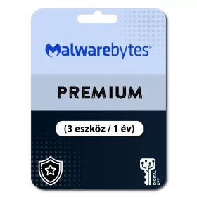 Malwarebytes Premium (3 urządzeń / 1 rok)