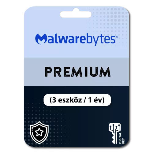 Malwarebytes Premium (3 urządzeń / 1 rok)