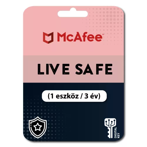 McAfee LiveSafe (1 urządzenie / 3 lata)
