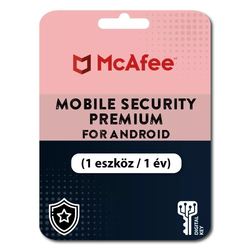 McAfee Mobile Security Premium for Android (1 urządzenie / 1 rok)