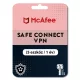 McAfee Safe Connect VPN (5 urządzeń / 1 rok)