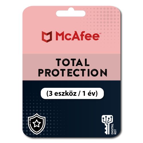 McAfee Total Protection (3 urządzeń / 1 rok)