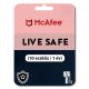 McAfee LiveSafe (10 urządzeń / 1rok)