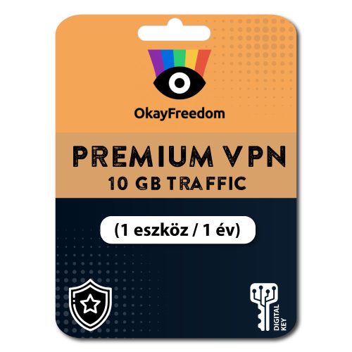 OkayFreedom Premium VPN 10GB Traffic (1 urządzenie / 1 rok)