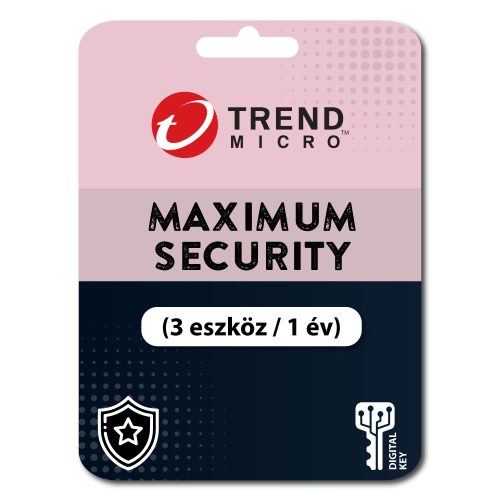 Trend Micro Maximum Security (3 urządzeń / 1 rok)