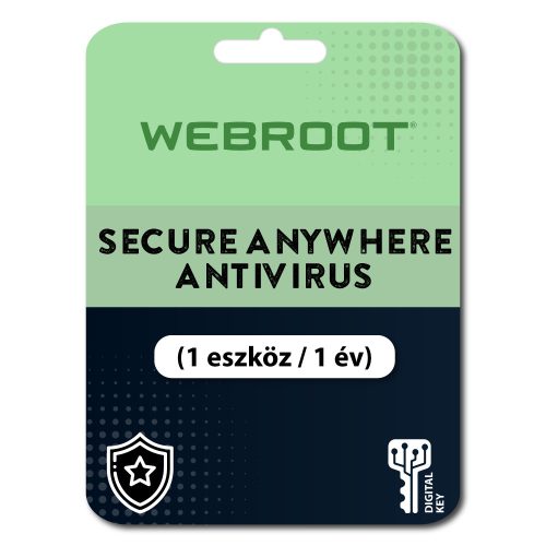 Webroot SecureAnywhere AntiVirus (EU) (1 urządzenie / 1 rok)