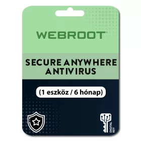   Webroot SecureAnywhere AntiVirus (1 urządzenie / 6 miesięcy)