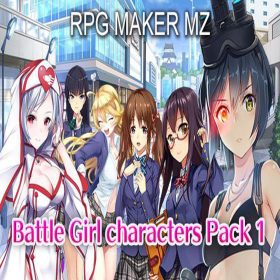 RPG Maker MV - Battle Girl characters Pack 1 (DLC) (EU)