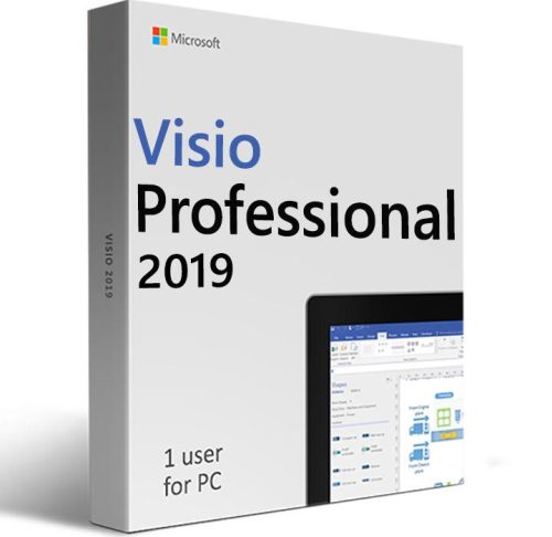 Microsoft Visio Professional 2019 (Z możliwością przeprowadzki)