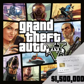   Grand Theft Auto V + Great White Shark Cash Card ($1.500.000) (EU)