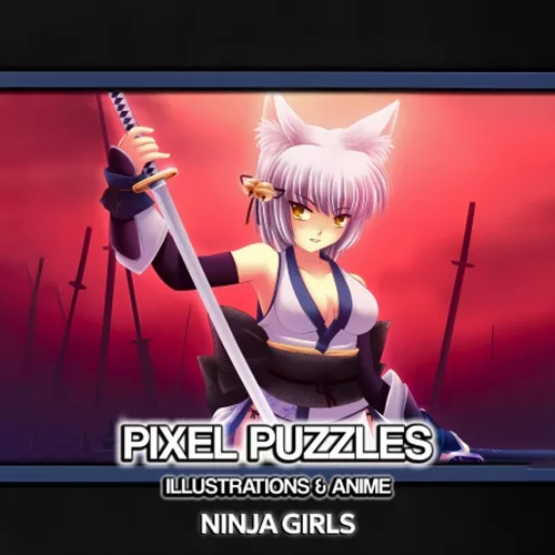 Pixel Puzzles Illustrations & Anime: Jigsaw Pack - Ninja Girls (DLC)