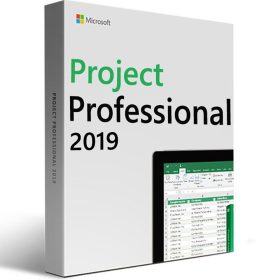   Microsoft Project Professional 2019 (Z możliwością przeprowadzki)