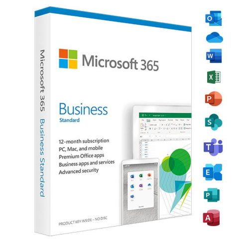 Microsoft Office 365 Business Standard (1 użytkownik / 15 urządzeń / 1 rok) (EU)