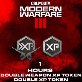   Call of Duty: Modern Warfare III - 1 Hour Double XP Token + 1 Hour Weapon Double XP Token (DLC)