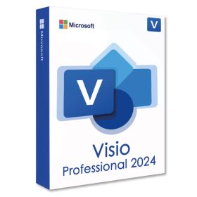   Microsoft Visio Professional 2024 (1 narzędzie / Lifetime) (Z możliwością przeprowadzki)
